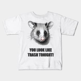 Opposum Love Trash more than anything possum love Kids T-Shirt